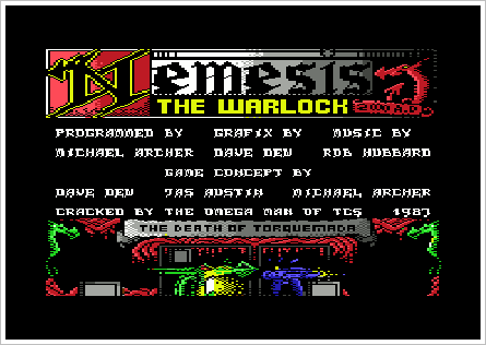 Nemesis The Warlock menu